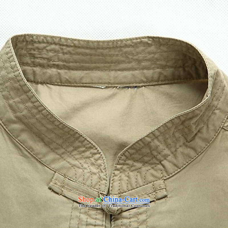Beijing Tang dynasty OSCE male summer new short-sleeved tang in the older boys father replacing khaki S/165, Putin (JOE OOH) , , , shopping on the Internet