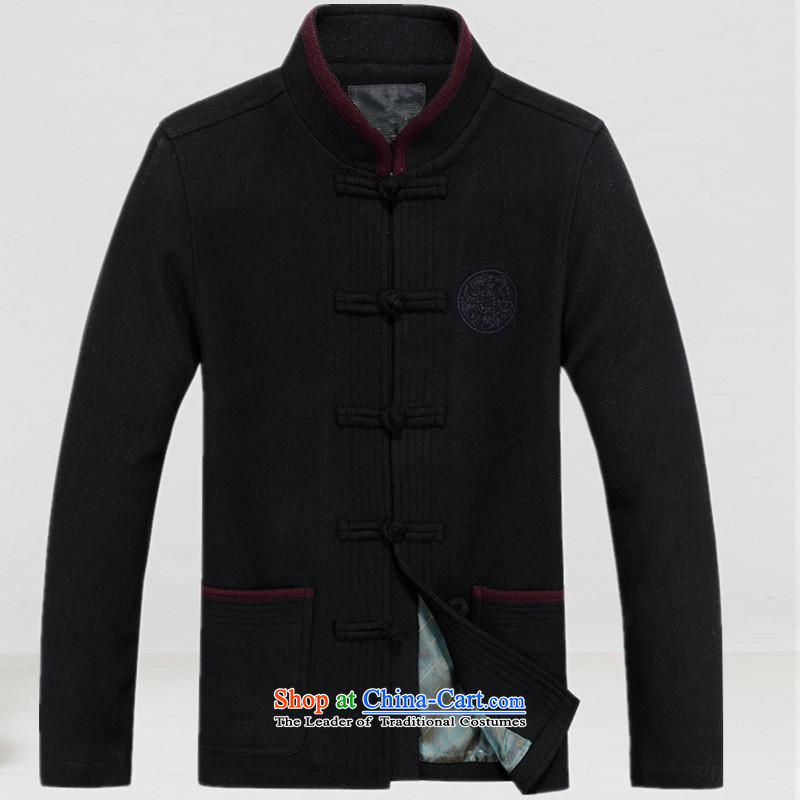 The Mai-Mai multi-   year 2015 new old Beijing men in Tang Dynasty older Chinese autumn and winter jacket, larger T-shirt leisure father men BOURDEAUX M/170 picture, prices, brand platters! The elections are supplied in the national character of distribution, so action, buy now enjoy more preferential! As soon as possible.