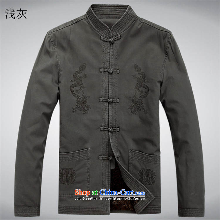 Kanaguri Mouse Tang dynasty Long-sleeve Spring New Men Tang jackets jacket dark gray M picture, prices, brand platters! The elections are supplied in the national character of distribution, so action, buy now enjoy more preferential! As soon as possible.