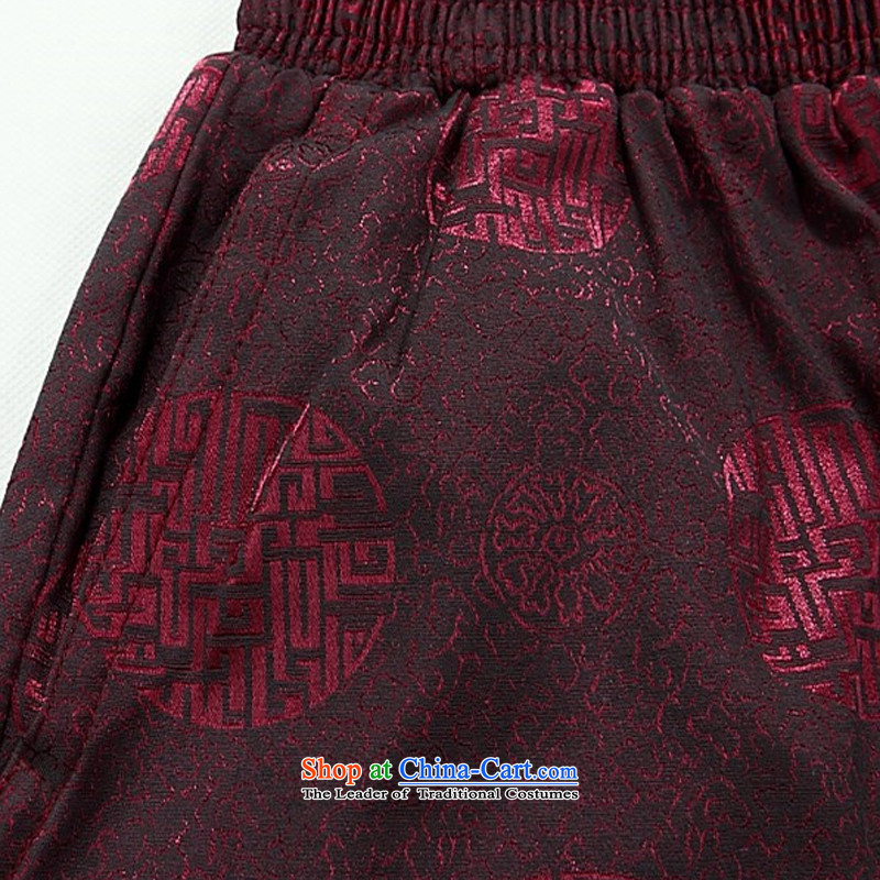 Kanaguri mouse spring and summer New China wind ascendant of the Tang dynasty jogs men Tang pants in older red XXXL/185, kanaguri mouse (JINLISHU) , , , shopping on the Internet