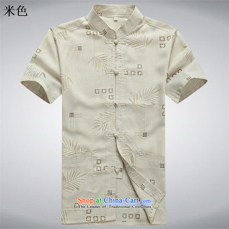Beijing OSCE summer new products new China wind cool breathability wicking short-sleeved Tang dynasty men Tang Services white shirt XL/180 picture, prices, brand platters! The elections are supplied in the national character of distribution, so action, buy now enjoy more preferential! As soon as possible.