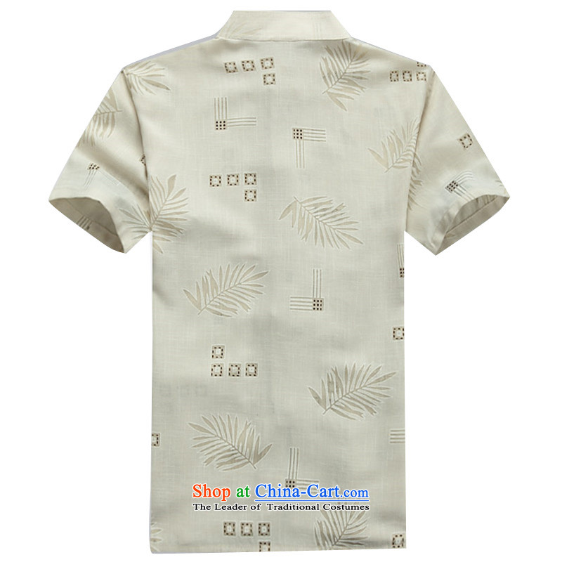 Beijing OSCE summer new products new China wind cool breathability wicking short-sleeved Tang dynasty men serving shirt white XL/180, TANG JING (JOE OOH) , , , shopping on the Internet
