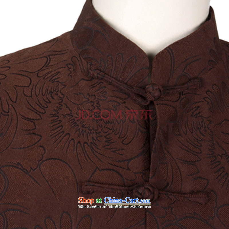 In line cloud high standards of quality Tang long-sleeved blouses and noble men daisy-han-chinese DYA1203 Brown , L-line (youthinking cloud) , , , shopping on the Internet