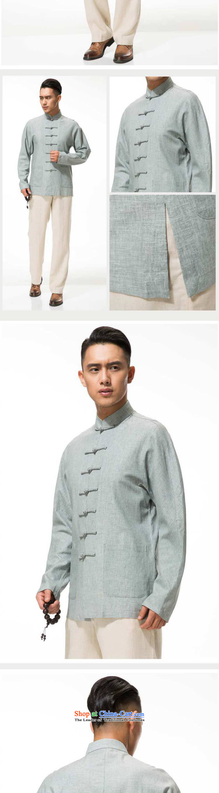 In line cloud men cotton linen collar disc Tang dynasty detained in long-sleeved shirt older leisure long-sleeved green beans Dytm-x multi-color pictures, prices, XXXL brand platters! The elections are supplied in the national character of distribution, so action, buy now enjoy more preferential! As soon as possible.