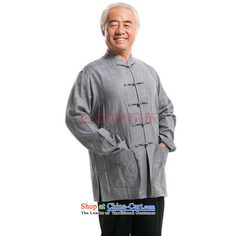 Line-in the cloud of older men father l father Tang jackets national services middle-aged Chinese men fall inside the gray M-line DY0792-1 cloud (youthinking) , , , shopping on the Internet