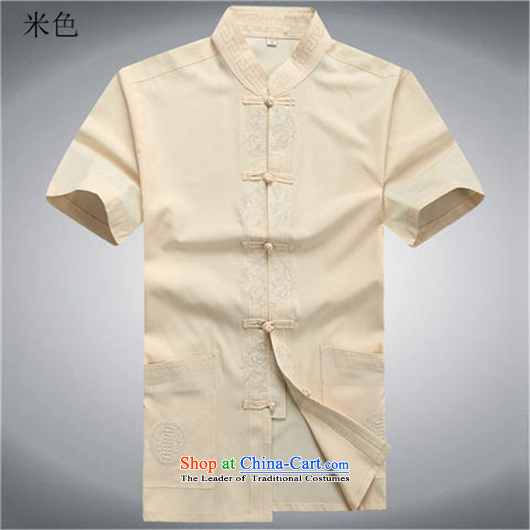 Beijing OSCE men summer new Tang dynasty short-sleeved Tang dynasty in older-Tang dynasty male short-sleeved Tang Dynasty Package White Kit M/170 picture, prices, brand platters! The elections are supplied in the national character of distribution, so action, buy now enjoy more preferential! As soon as possible.