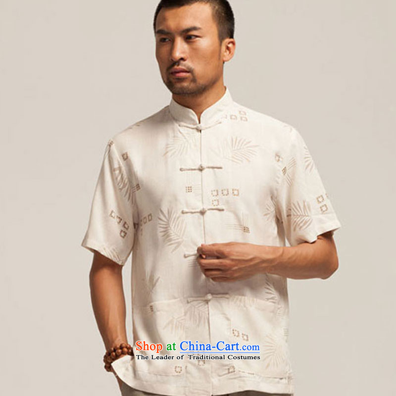 The amount of direct fudo de summer new cotton linen and Tang dynasty short-sleeved ethnic men manually disc detained Chinese clothing leaves the T , L'Fudo shopping on the Internet has been pressed.