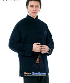 To send the new Man Tang blouses spring and autumn jacket stylish China wind long-sleeved to Father Cashmere wool sweater new Chinese thickened loose diskette XL Snap collar dark blue jacket M pictures, cashmere price, brand platters! The elections are supplied in the national character of distribution, so action, buy now enjoy more preferential! As soon as possible.