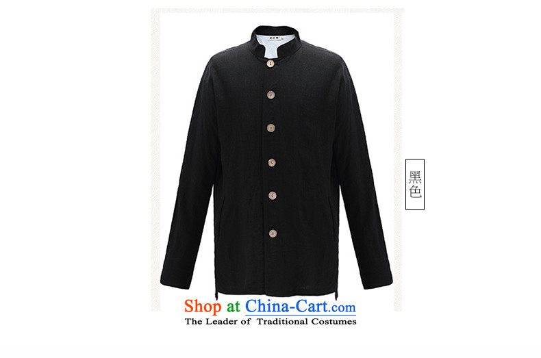 Jockeys Leopard health jacket men fall 2015 Chinese tunic New China wind national costumes l cotton linen coat leisure designer brands black L picture, prices, brand platters! The elections are supplied in the national character of distribution, so action, buy now enjoy more preferential! As soon as possible.