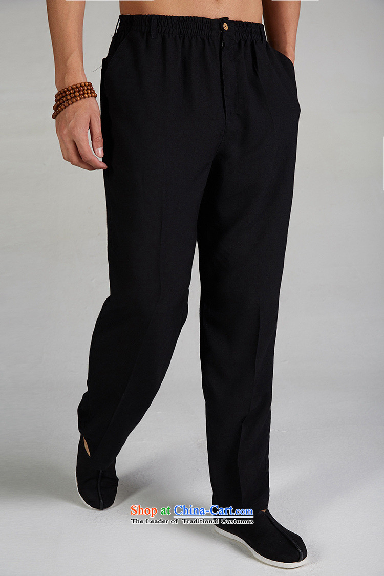 The new 2015 FZOG genuine Chinese elastic waist trousers men summer Tang casual comfortable long pants black L picture, prices, brand platters! The elections are supplied in the national character of distribution, so action, buy now enjoy more preferential! As soon as possible.