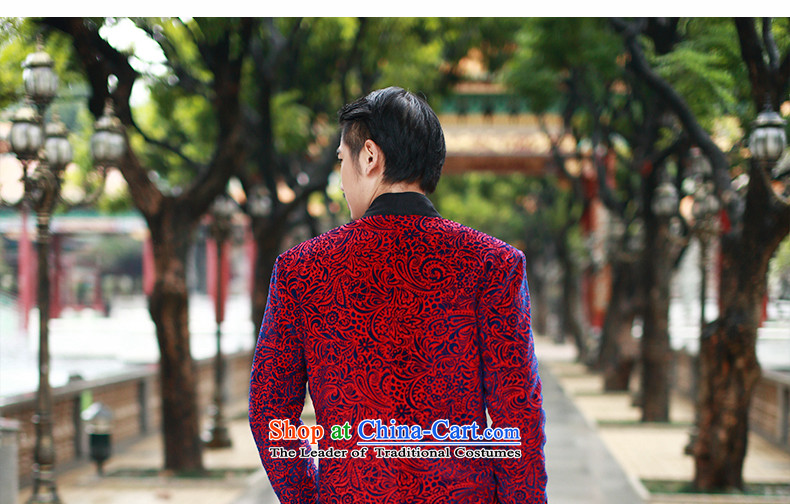 Jockeys Leopard who suits China Wind Jacket men fall new Tang Dynasty Chinese Han-disk-improved collision black clothes designer brands XXXL flower pictures, cashew nuts price, brand platters! The elections are supplied in the national character of distribution, so action, buy now enjoy more preferential! As soon as possible.