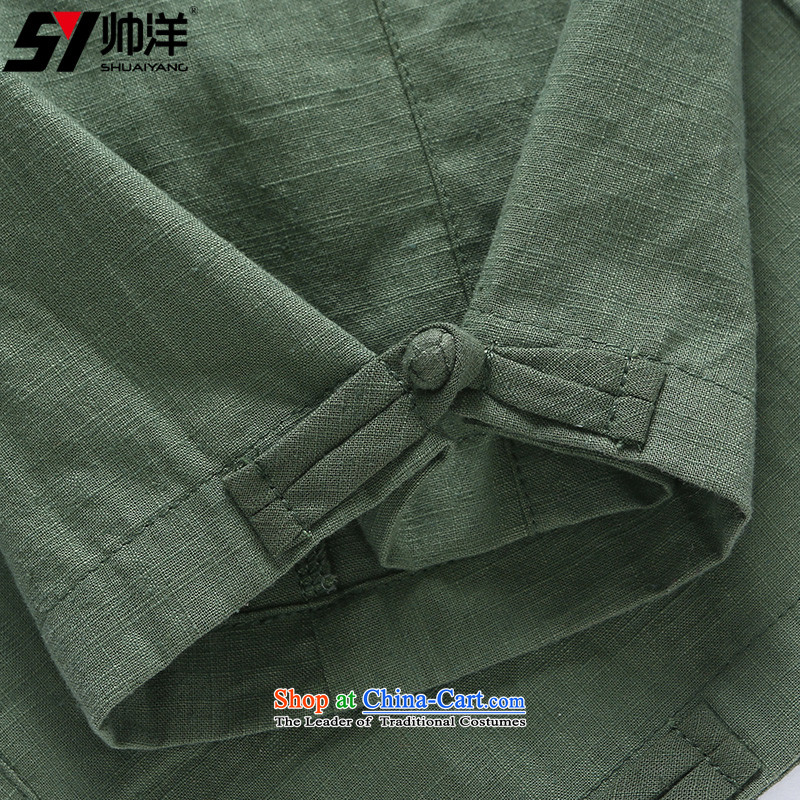 The Ocean 2015 Autumn Load Shuai New Men Tang pants China Wind Pants Chinese Army Green 175/L, SHUAIYANG Yang (Shuai) , , , shopping on the Internet