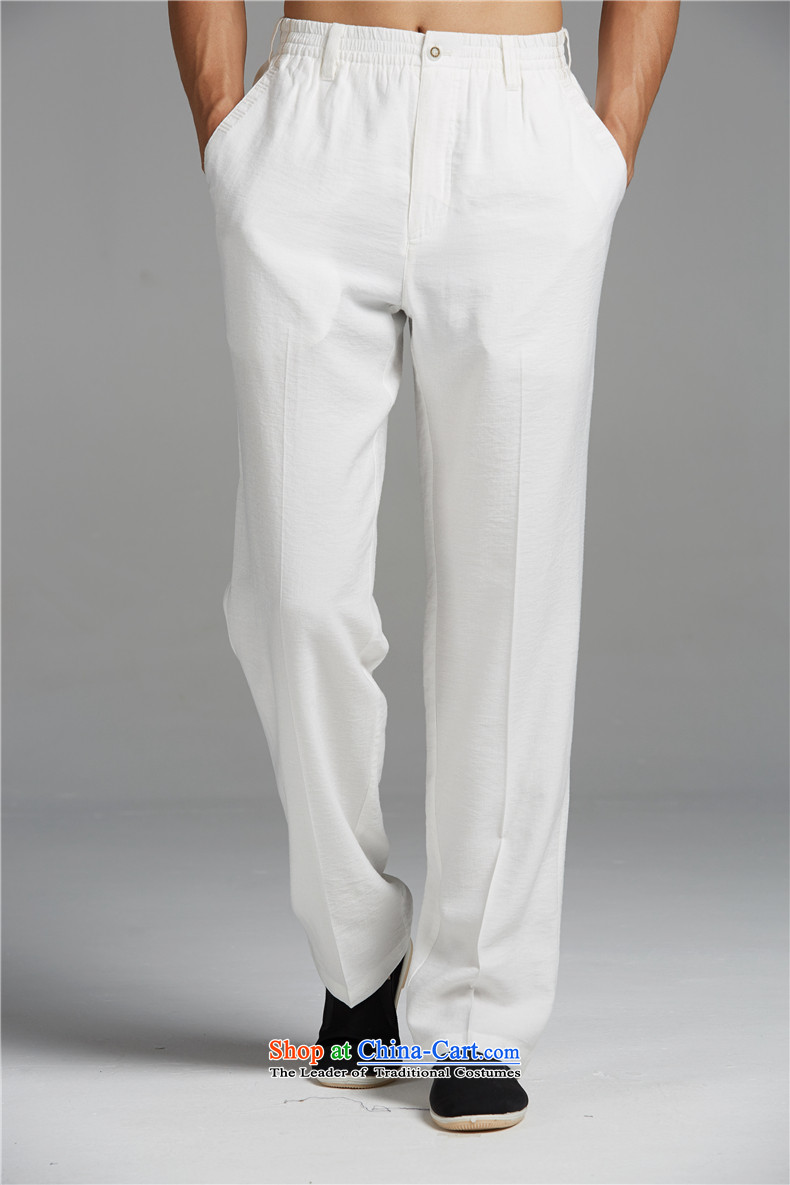 The new summer 2015 FZOG genuine counters relaxd casual Tang dynasty China wind long trousers and comfortable White XXL images of men, prices, brand platters! The elections are supplied in the national character of distribution, so action, buy now enjoy more preferential! As soon as possible.