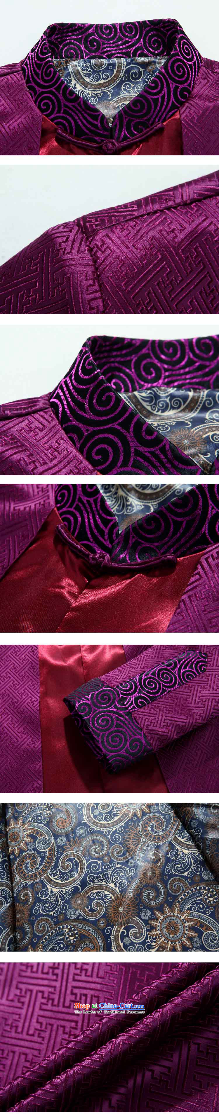The autumn and winter, aeroline men Tang dynasty China wind long-sleeved jacket in both the father of older purple XXL picture, prices, brand platters! The elections are supplied in the national character of distribution, so action, buy now enjoy more preferential! As soon as possible.