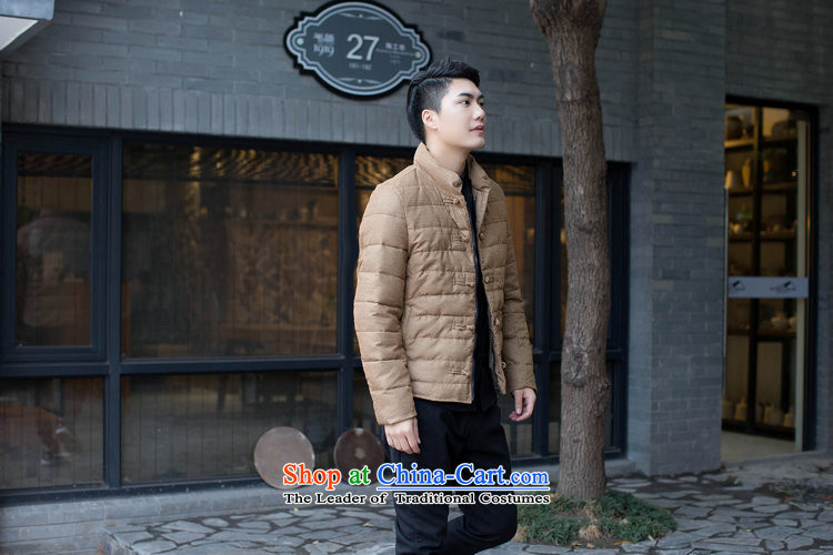 Dan smoke autumn and winter New Men Tang dynasty improved collar disc detained men feather cotton coat Sau San jacket color pictures and clips M picture, prices, brand platters! The elections are supplied in the national character of distribution, so action, buy now enjoy more preferential! As soon as possible.