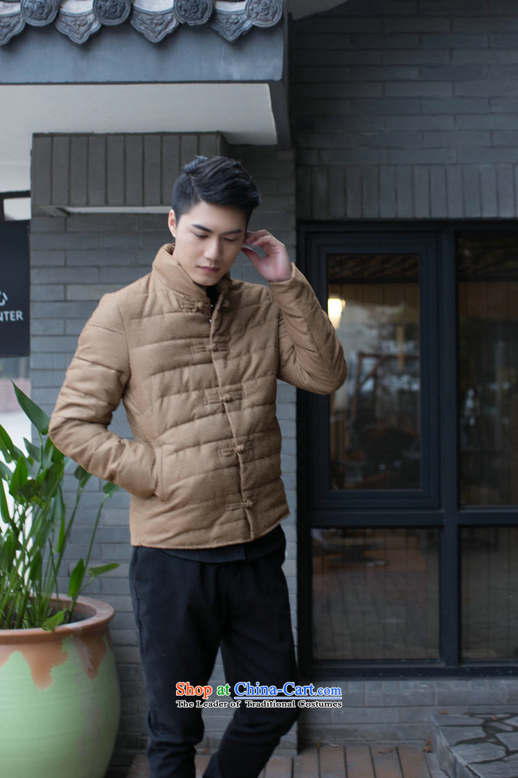 Dan smoke autumn and winter New Men Tang dynasty improved collar disc detained men feather cotton coat Sau San jacket color pictures and clips M picture, prices, brand platters! The elections are supplied in the national character of distribution, so action, buy now enjoy more preferential! As soon as possible.