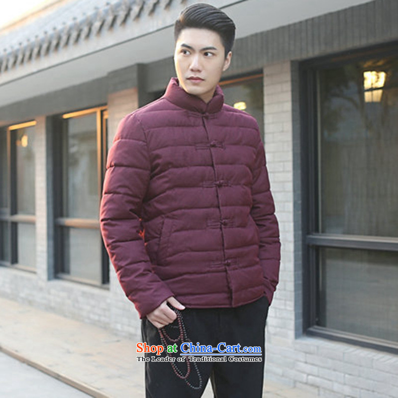 Find Sophie men Tang dynasty autumn and winter new collar manually drive Chinese Wind and feather cotton coat jacket and pictures folders   Color 2XL, find Sophie , , , shopping on the Internet