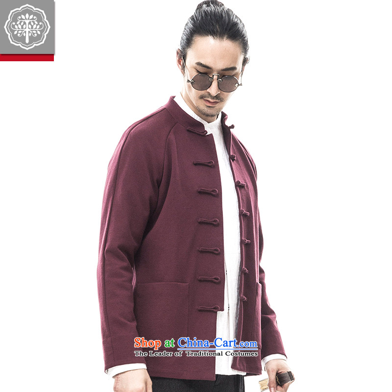 2015 Autumn tree to Tang dynasty new long-sleeved jacket coat male Han-Tang Dynasty Improvement Package China wind Hyun color to tree (EYENSREE 175/L,) , , , shopping on the Internet
