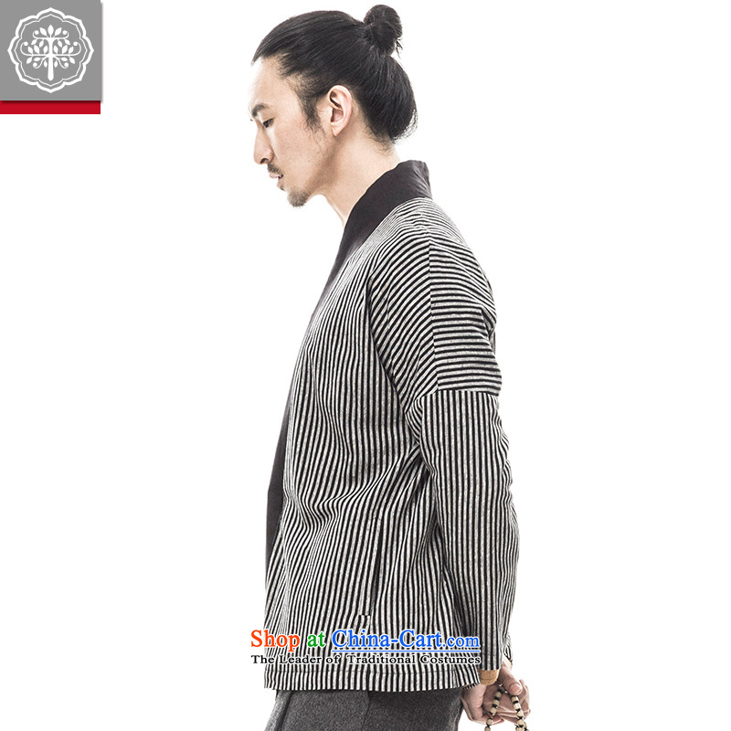 2015 Autumn tree to the new improved Han-men and long-sleeved Chinese men's jackets Monastery serving a ball-hyun male services vertical band 165/S, gray to tree (EYENSREE) , , , shopping on the Internet