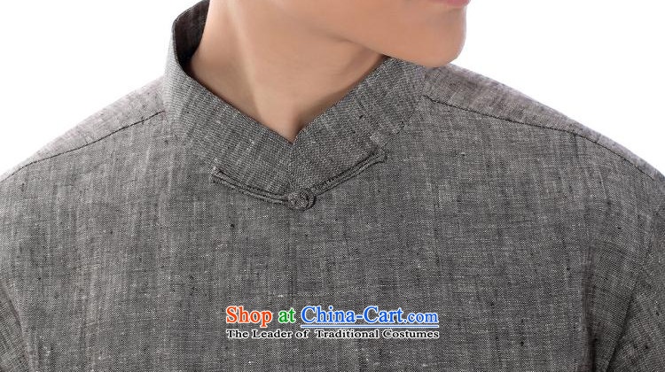 To send a new summer products Tang dynasty men linen short-sleeved T-shirt relaxd casual clothing is deducted national ball-collar China wind in older retro linen clothes new gray linen only short-sleeved T-shirt XL Photo, prices, brand platters! The elections are supplied in the national character of distribution, so action, buy now enjoy more preferential! As soon as possible.