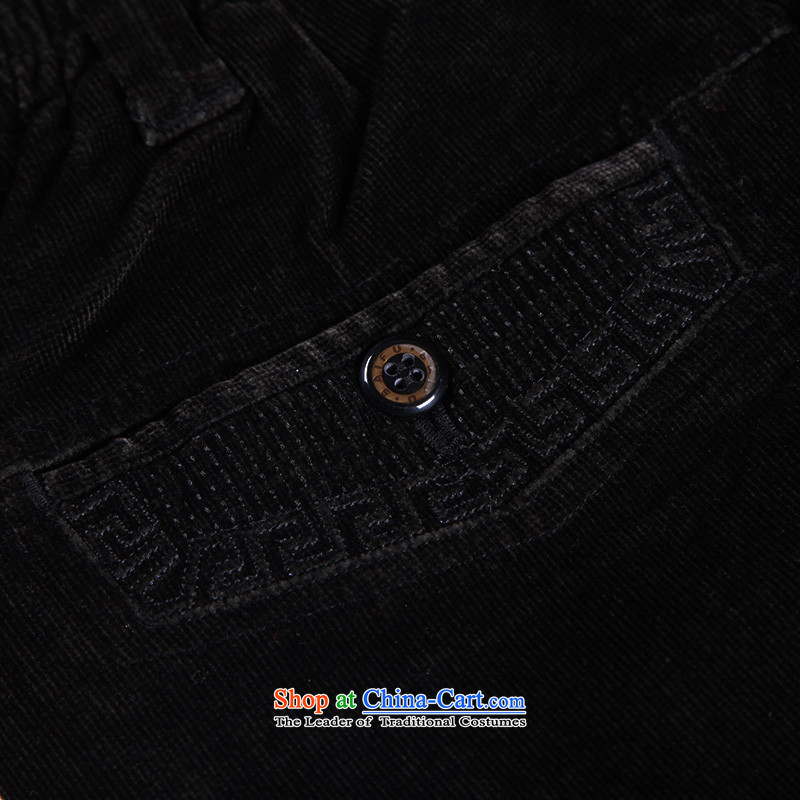To Tang Dynasty Dragon China wind men elastic pant 14350 Black 48 black dragon has been pressed to 53/481 shopping on the Internet