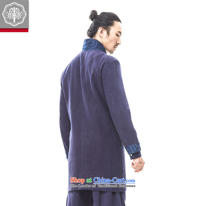 2015 Autumn tree to the new improved Han-men and original Chinese long-sleeved cotton linen coat Cardigan China wind Hyun color to tree (EYENSREE 175/L,) , , , shopping on the Internet