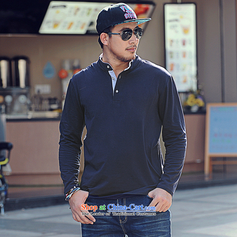 And involved _2015 autumn large numbers of men fall new to intensify the leisure men extra large blue XXXL code
