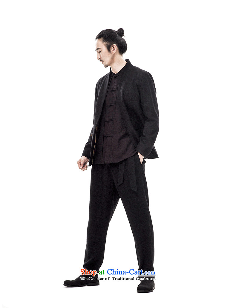 2015 Autumn tree to the new China wind Han-tang replacing men of ethnic Chinese long-sleeved jacket and dark-colored jacket wool 180/XL picture, prices, brand platters! The elections are supplied in the national character of distribution, so action, buy now enjoy more preferential! As soon as possible.