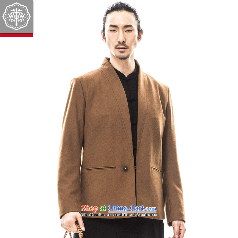 2015 Autumn tree to the new China wind Han-tang replacing men of ethnic Chinese long-sleeved jacket and dark-colored jacket wool 180/XL, EYENSREE Tree (Context) , , , shopping on the Internet