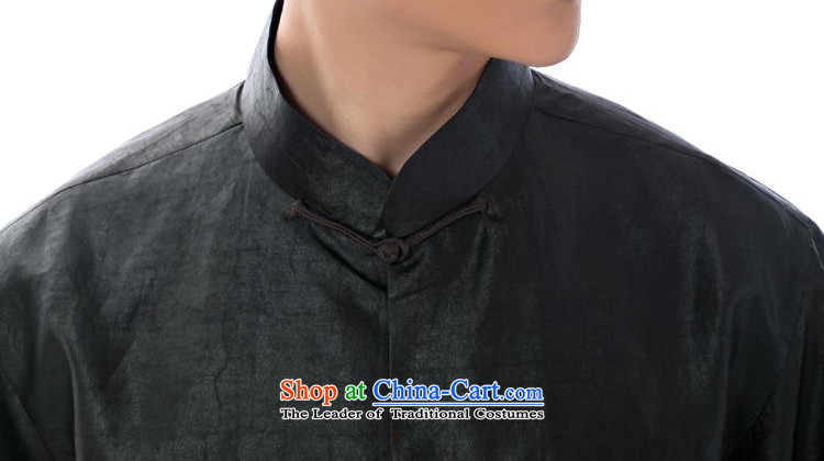 To send a new summer of Chinese Tang dynasty summer men short-sleeved T-shirt upscale cloud of incense yarn half sleeve herbs extract new Chinese father in T-shirt collar tie up older China wind-cloud yarn short-sleeved T-shirt 3XL picture, prices, brand platters! The elections are supplied in the national character of distribution, so action, buy now enjoy more preferential! As soon as possible.