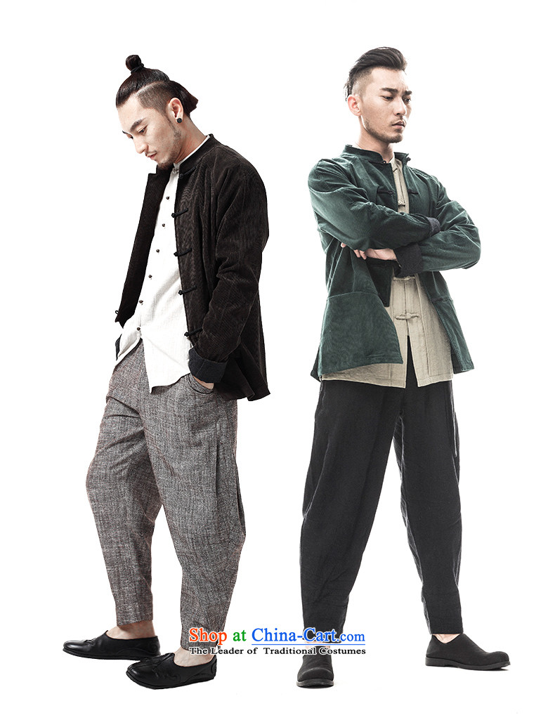 2015 Autumn and winter to New Tree Chinese men Tang dynasty long-sleeved corduroy ãþòâ improved Han-male China wind men designer brands rattan 175/L yellow picture, prices, brand platters! The elections are supplied in the national character of distribution, so action, buy now enjoy more preferential! As soon as possible.