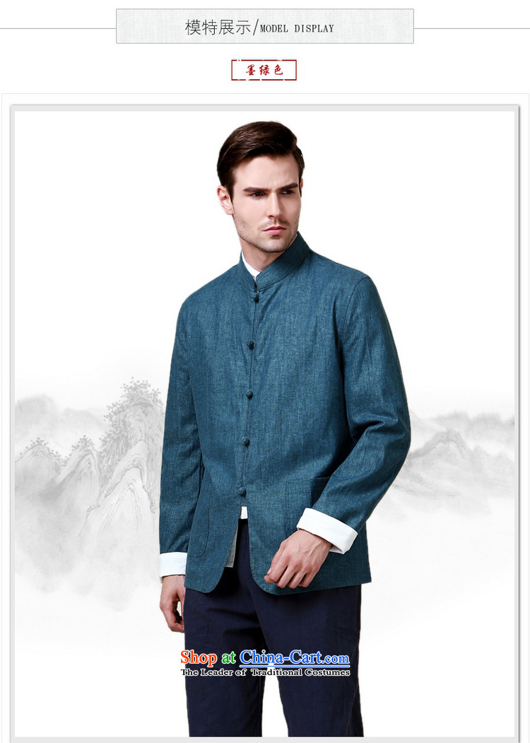 The Ocean 2015 Autumn Load Shuai New Men Tang jackets China Wind Jacket collar Chinese disc to Gray Photo 185 detained, prices, brand platters! The elections are supplied in the national character of distribution, so action, buy now enjoy more preferential! As soon as possible.