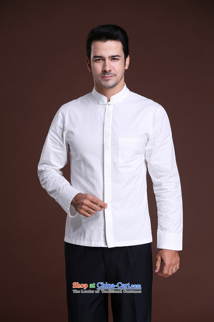     A new summer of leisure FZOG men solid color from hot deal with rib middle-aged men's long-sleeved white XXXL Tang dynasty picture, prices, brand platters! The elections are supplied in the national character of distribution, so action, buy now enjoy more preferential! As soon as possible.