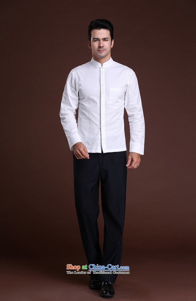     A new summer of leisure FZOG men solid color from hot deal with rib middle-aged men's long-sleeved white XXXL Tang dynasty picture, prices, brand platters! The elections are supplied in the national character of distribution, so action, buy now enjoy more preferential! As soon as possible.