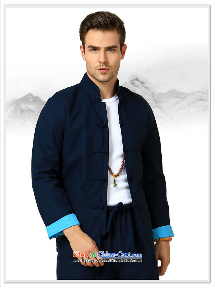 Yohei Kono autumn 2015 installed shuai new even cuff men Tang dynasty long-sleeved shirt China Wind Jacket Chinese men's jackets blue Single T-shirts are 180 pictures, prices, brand platters! The elections are supplied in the national character of distribution, so action, buy now enjoy more preferential! As soon as possible.