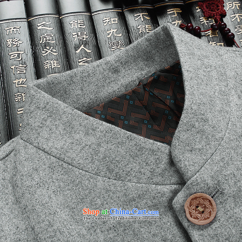 The new classic jacket, HUNNZ China wind men's woolen a casual jacket collar men use sub-free ironing gray 180,HUNNZ,,, shopping on the Internet