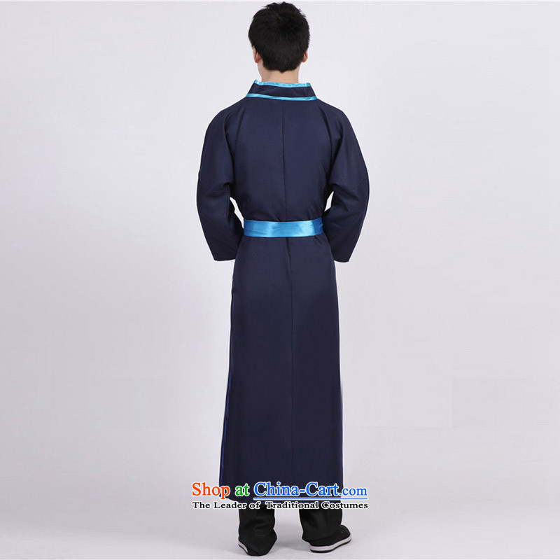 Time the new Syrian men) costume musketeers errant errant ancient clothing Tang Dynasty Han-ancient scholar men samurai costumes and Navy adult, Syria has been pressed time shopping on the Internet