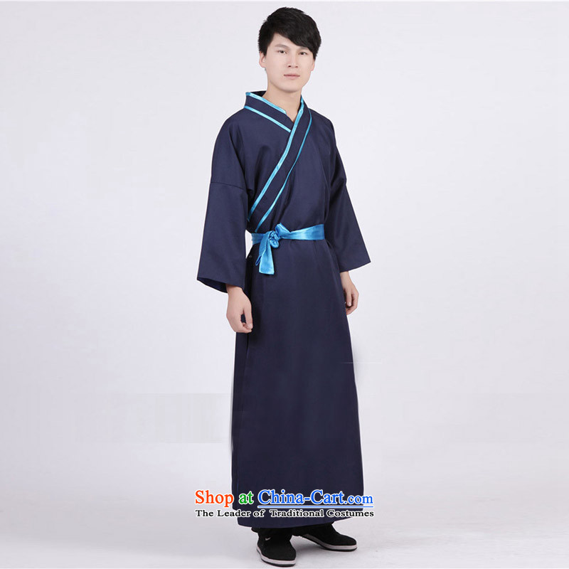 Time the new Syrian men) costume musketeers errant errant ancient clothing Tang Dynasty Han-ancient scholar men samurai costumes and Navy adult, Syria has been pressed time shopping on the Internet