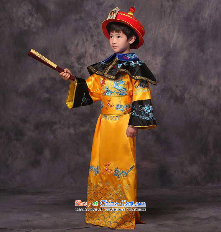 The Syrian children in the Qing dynasty reigning time replace Tzu Lung Emperor' fees in the Spring and Autumn and Warring States toward the Minister Chin Han-floor photography stage drama ancient Yellow 130CM photo, prices, brand platters! The elections are supplied in the national character of distribution, so action, buy now enjoy more preferential! As soon as possible.