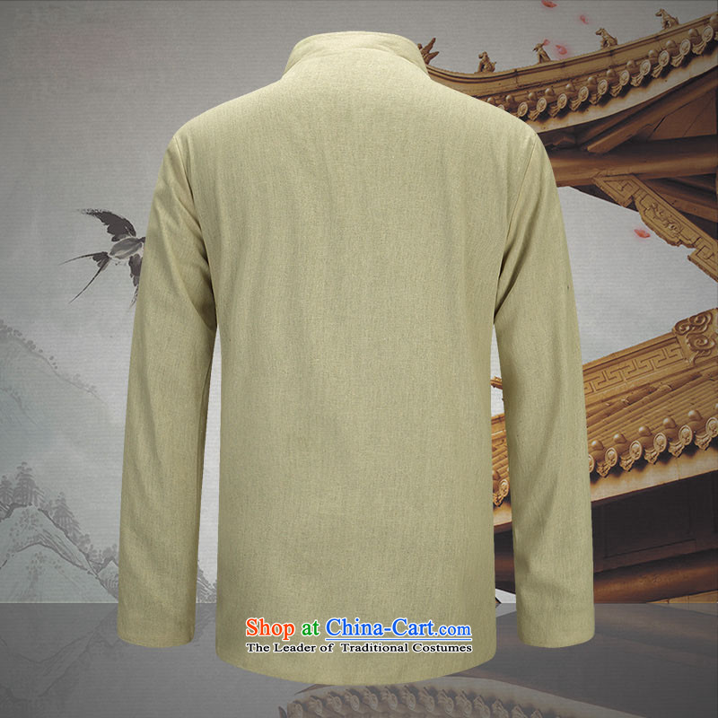 Classic Chinese Wind HUNNZ men Tang dynasty long-sleeved shirt cotton linens and Chinese Two-sided wear jacket men in black and white two-sided 175,HUNNZ,,, shopping on the Internet
