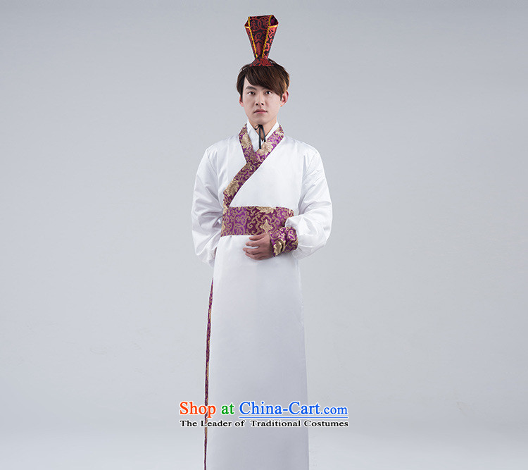 Energy Tifi Han-li hong Kong-those men white purple side sleeves direct civil improvement Tang dynasty men costumes White XL Photo, prices, brand platters! The elections are supplied in the national character of distribution, so action, buy now enjoy more preferential! As soon as possible.