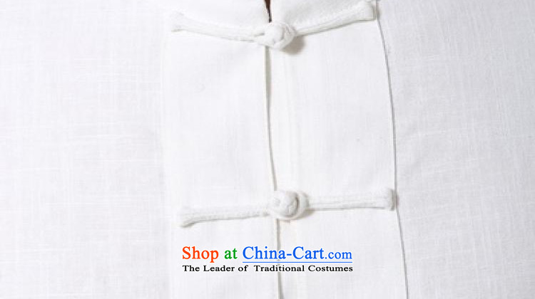 The dispatch of the spring and summer of new products and new long-sleeved shirt with Chinese linen collar Tray Tie Kit and a long-sleeved shirt Tang dynasty men casual relaxd stylish shirt China wind youth White Linen Dress Shirt XL Photo hedging, prices, brand platters! The elections are supplied in the national character of distribution, so action, buy now enjoy more preferential! As soon as possible.