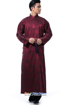 The dispatch of autumn and winter new Tang dynasty men feel Chinese gown gross? comic dialogs dress cheongsams stylish China wind up charge-back collar national wind in older high end banquet dress gray wool and gowns L  new pre-sale 5 day shipping picture, prices, brand platters! The elections are supplied in the national character of distribution, so action, buy now enjoy more preferential! As soon as possible.