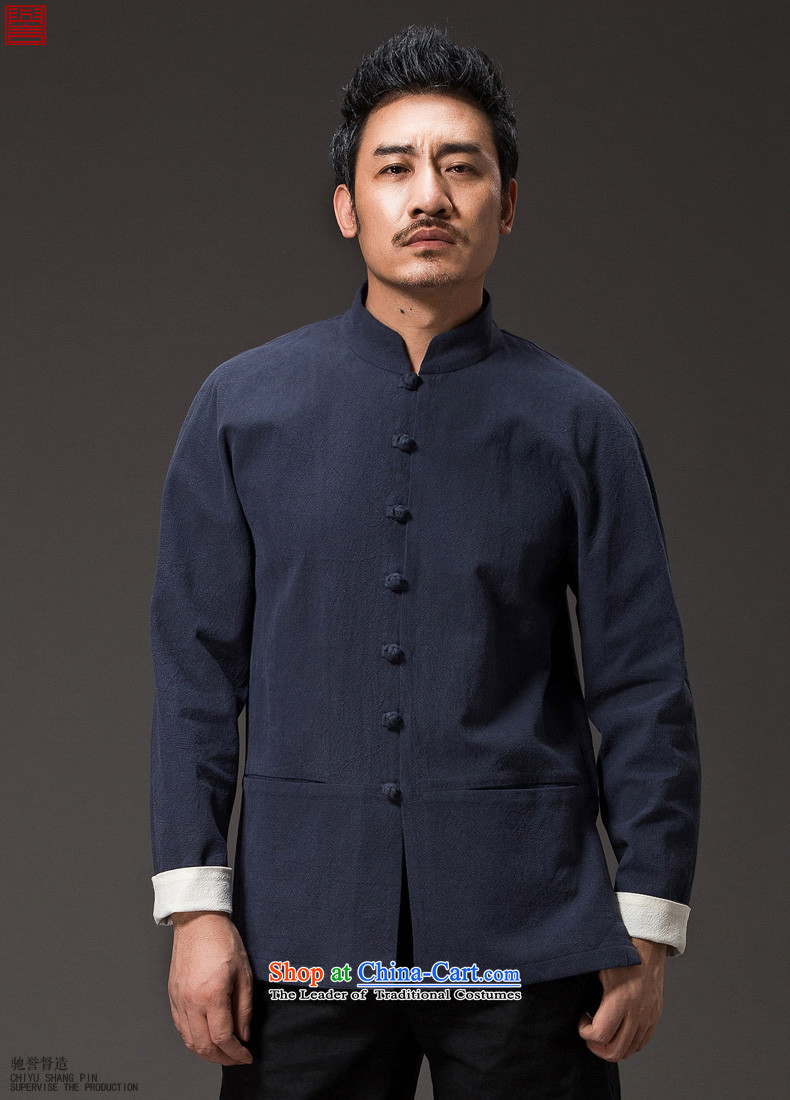  The spring and autumn of 2015, renowned Tang Dynasty men linen solid color long-sleeved loose China wind men's jackets and disc buttoned, ethnic red XL Photo, prices, brand platters! The elections are supplied in the national character of distribution, so action, buy now enjoy more preferential! As soon as possible.