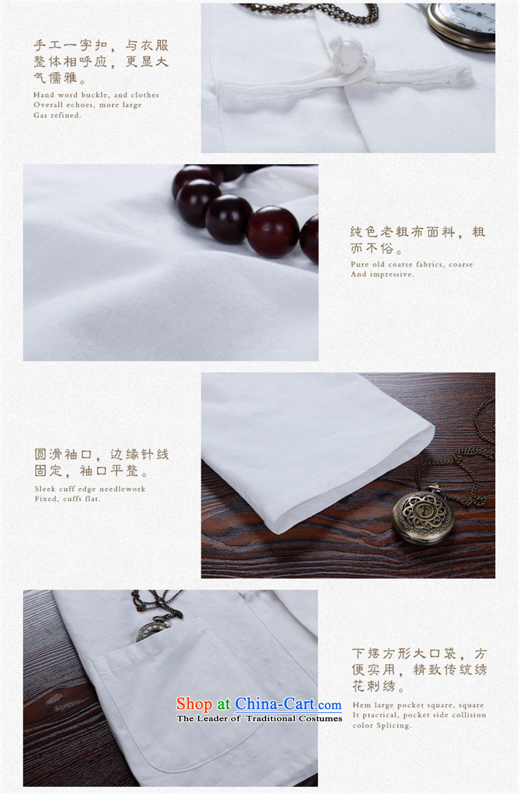 Classical China wind Tang HANNIZI loaded collar disc detained men pure cotton linen shirt ethnic men long-sleeved gray PHOTO 185, prices, brand platters! The elections are supplied in the national character of distribution, so action, buy now enjoy more preferential! As soon as possible.