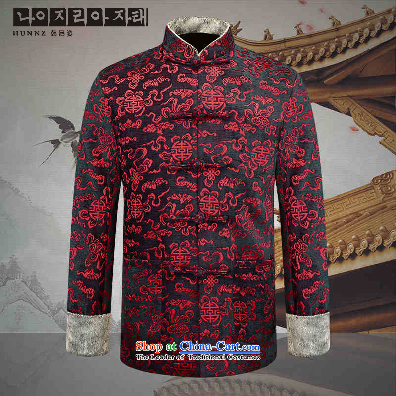 Hannizi of older persons in the new product men over Tang Dynasty Chinese dress of the Medieval Banquet Soo-stage load deep red 190