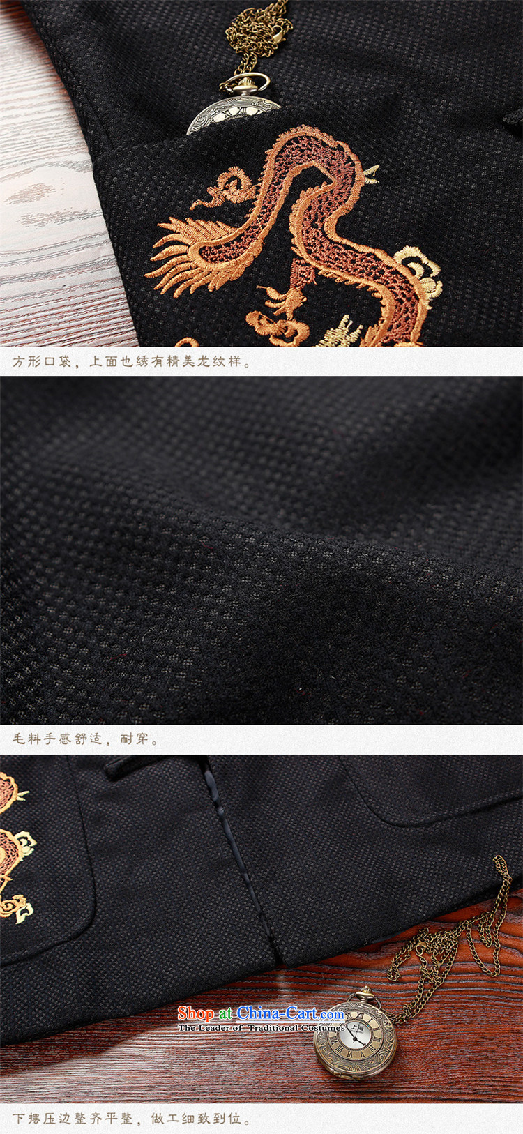 Quality cotton linen HUNNZ men Tang dynasty China Wind Jacket Lung Men Jacket coat during the Republic of Chinese tunic Silver Dragon 175 pictures, prices, brand platters! The elections are supplied in the national character of distribution, so action, buy now enjoy more preferential! As soon as possible.