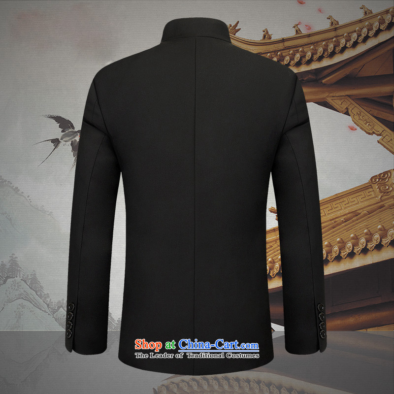 New Products of China HUNNZ Mock-neck Youth Chinese men of the Chinese tunic Sau San habits of men Zhongshan Service Pack Black 185,HUNNZ,,, shopping on the Internet