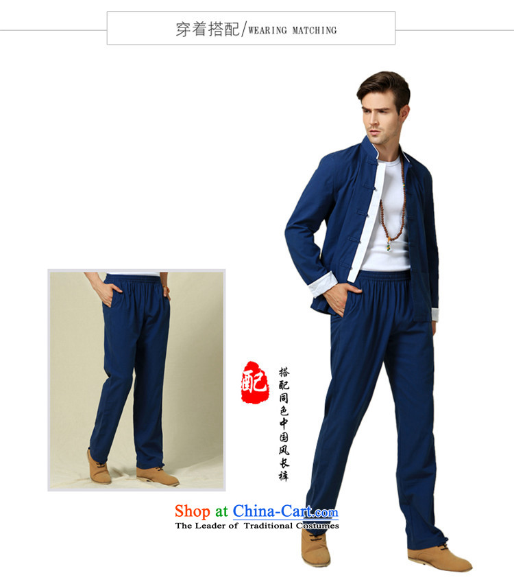 New Products classical Tang HANNIZI boxed long sleeved shirt collar China Wind Jacket Chinese Disc detained men retro kung fu with yellow 165 pictures, prices, brand platters! The elections are supplied in the national character of distribution, so action, buy now enjoy more preferential! As soon as possible.