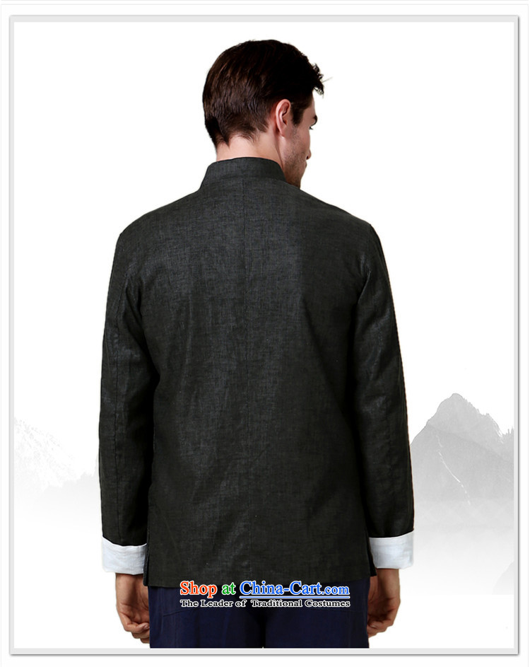 New Products classical HANNIZI2015 minimalist men Tang China Wind Jacket collar tray clip Chinese men's long-sleeved blue 185 pictures, prices, brand platters! The elections are supplied in the national character of distribution, so action, buy now enjoy more preferential! As soon as possible.